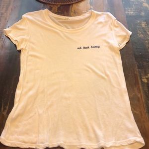 Brandy Melville John Galt Scoop neck Tee
